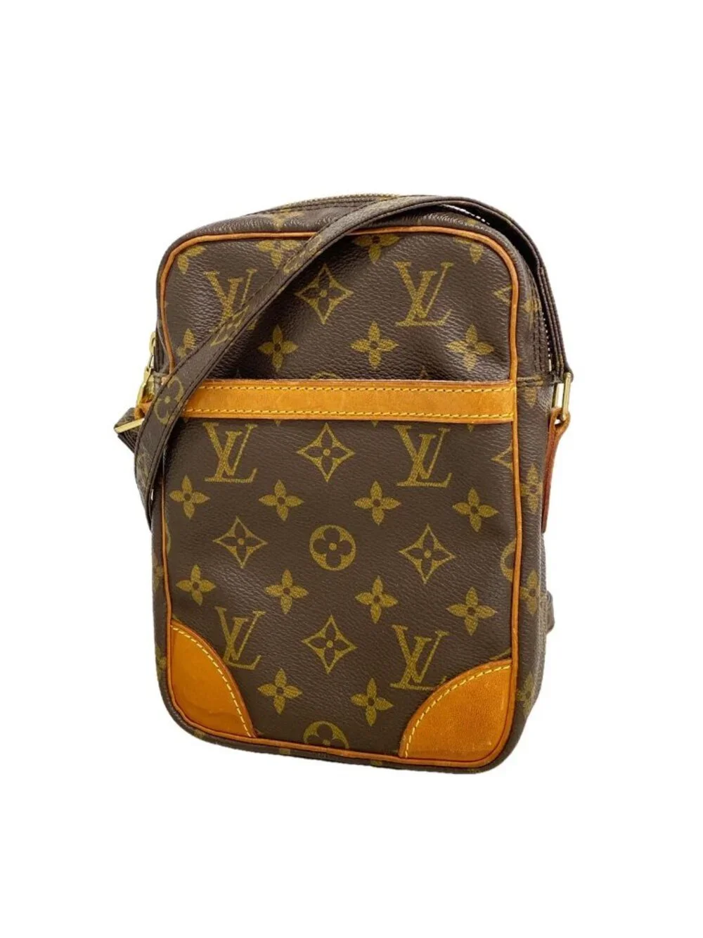 Louis Vuitton Shoulder Bag Monogram Danube Brown